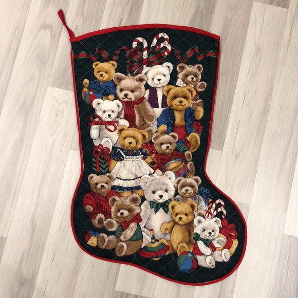 Cute vintage Christmas stocking - Picture 2 of 6